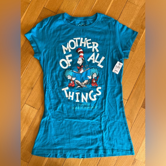 Universal Studios Dr Seuss Mother Of All Things T-shirt Cat In The Hat. - Picture 2 of 6